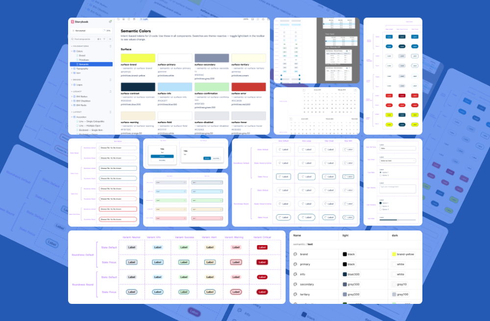 Brightway design system components